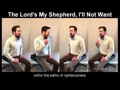 The Lord's My Shepherd, I'll Not Want official video thumbnail