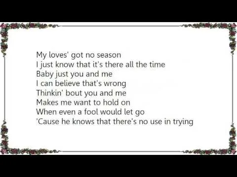 Even A Fool Would Let Go by B.J. Thomas video thumbnail