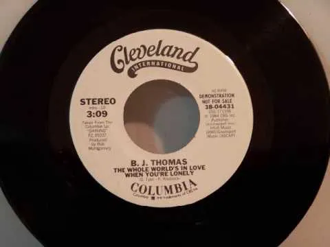 The Whole World's In Love When You're Lonely by B.J. Thomas video thumbnail