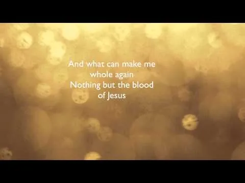 Nothing But The Blood official video thumbnail