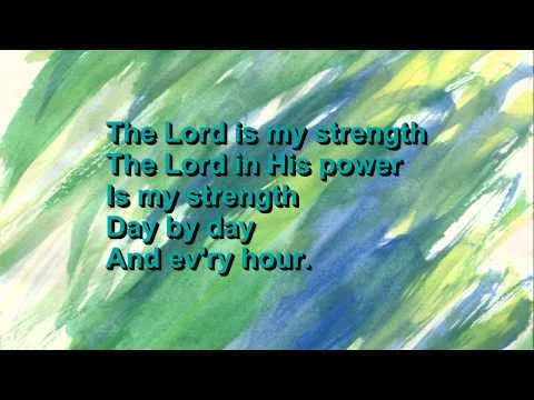 The Lord Is My Strength by Dennis Jernigan video thumbnail