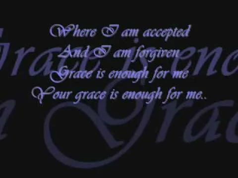 Grace Is Enough official video thumbnail