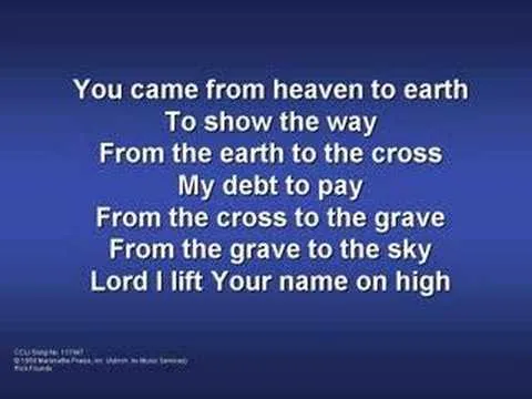 Lord I Lift Your Name On High official video thumbnail