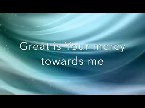 Great Is Your Mercy by Donnie McClurkin video thumbnail