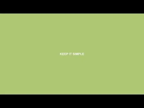KEEP IT SIMPLE official video thumbnail