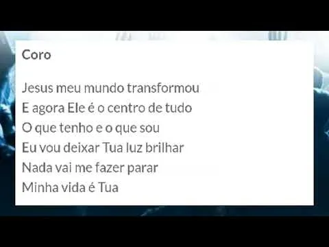Minha Vida e Tua official video thumbnail