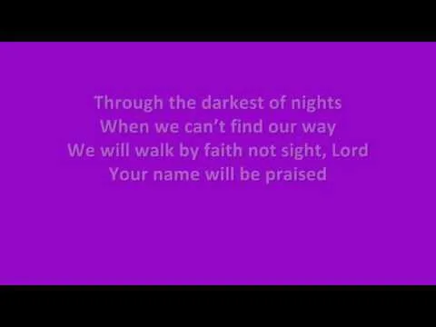 Your Name Will Be Praised official video thumbnail