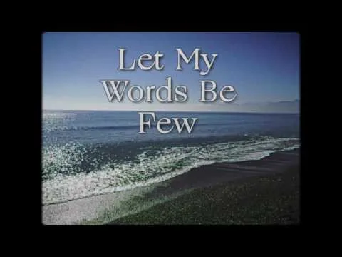 Let My Words Be Few by Local Sound video thumbnail