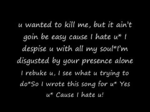 I Hate You official video thumbnail