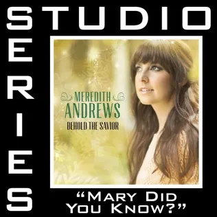 Meredith Andrews Mary Did You Know?