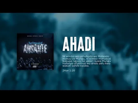 AHADI official video thumbnail