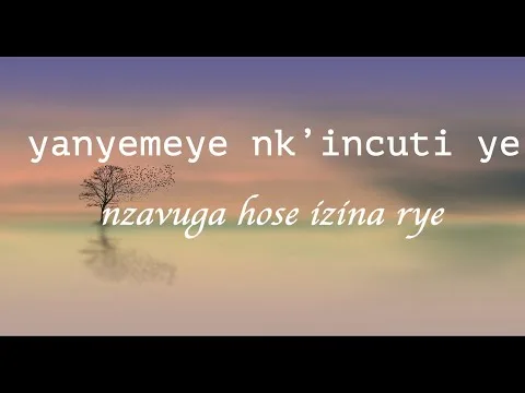 Ndabaririmbira Iby'uwamfiriye official video thumbnail