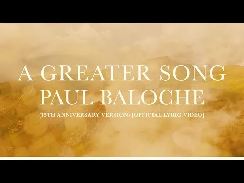 A Greater Song official video thumbnail
