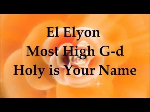 El Elyon official video thumbnail