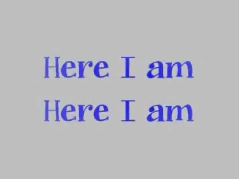 Here I Am official video thumbnail