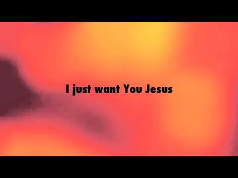 I Just Want You official video thumbnail