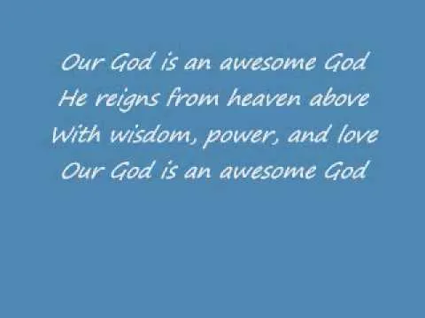 Our God is an Awesome God He Reigns official video thumbnail