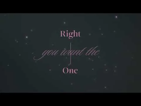 The Right One official video thumbnail
