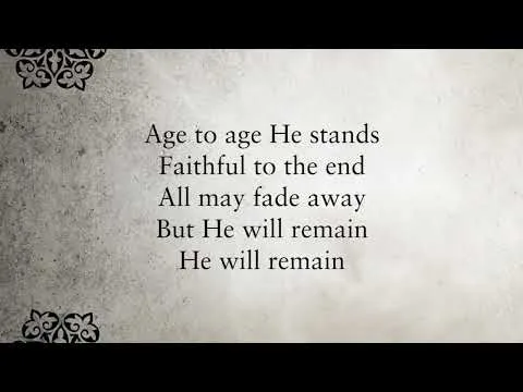 Jesus Firm Foundation official video thumbnail