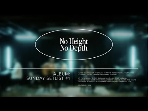 No Height No Depth official video thumbnail