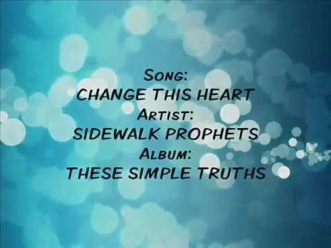 Change This Heart official video thumbnail