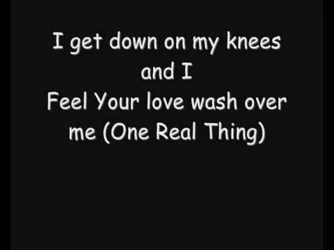One Real Thing official video thumbnail