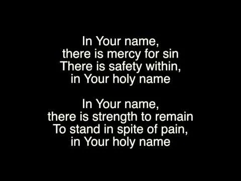 Your Name Is Holy official video thumbnail
