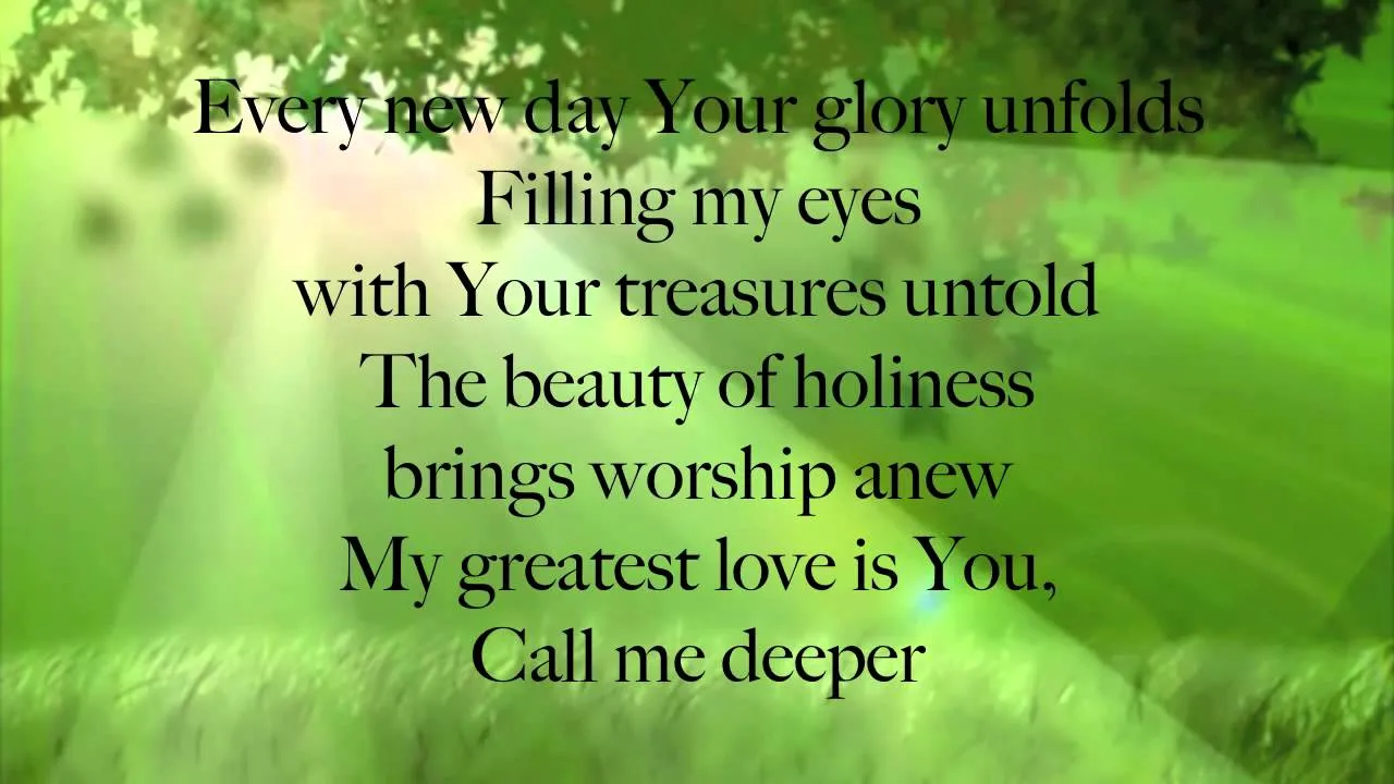 My Greatest Love Is You  Lyrics -  Hillsong Worship
