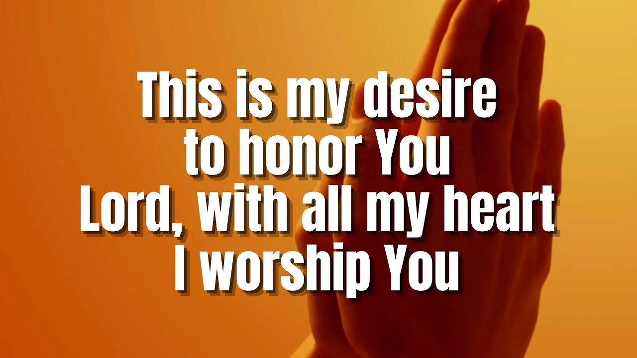 Lord I give my heart - This is my desire Lyrics -  Michael W. Smith