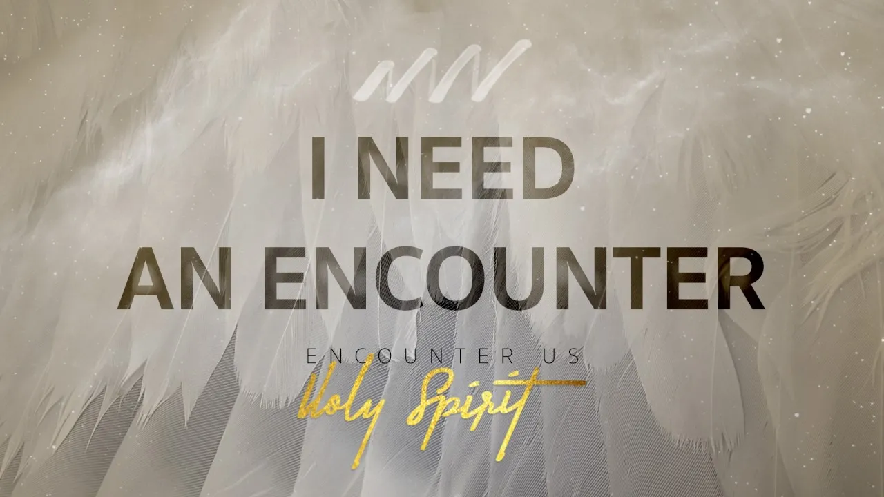 I Need An Encounter - Encounter Us Holy Spirit Lyrics -  New Wine Worship