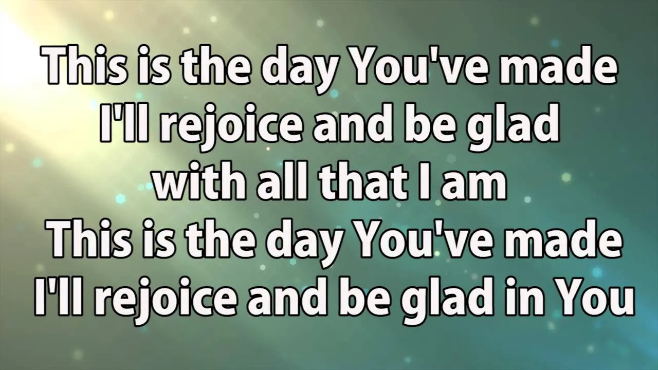 This is The Day Lyrics -  Planetshakers
