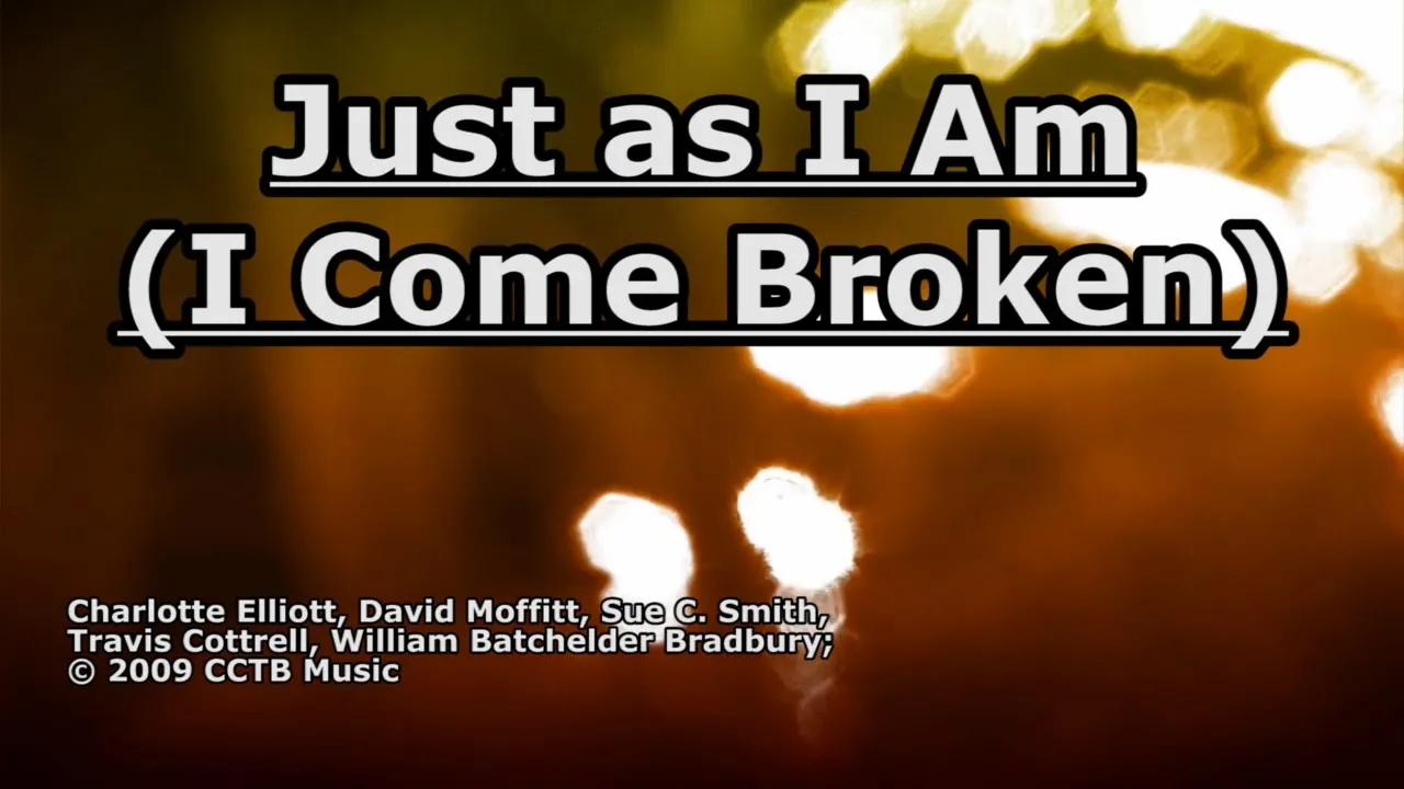 Just As I Am Lyrics -  Travis Cottrell