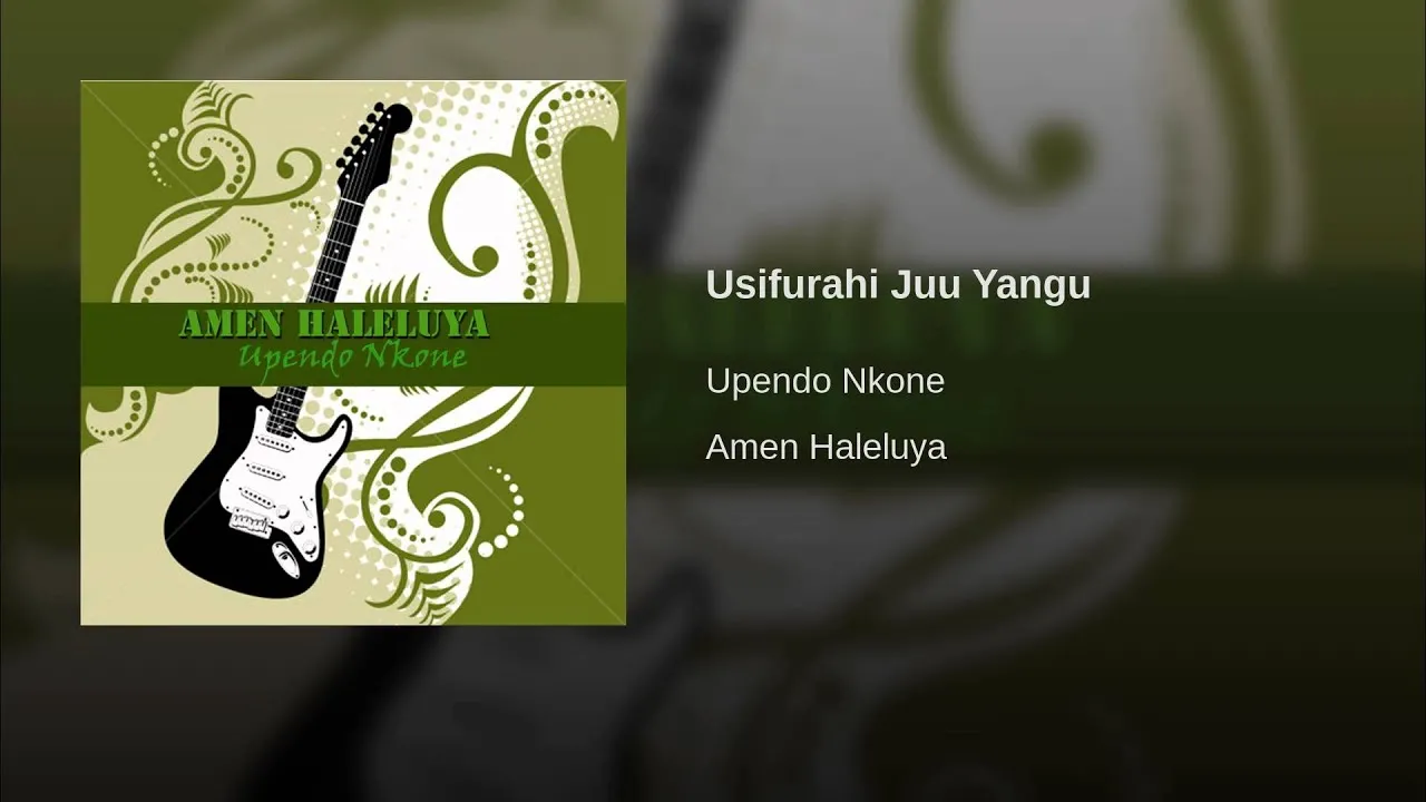 Usifurahi Juu Yangu eeh Adui  Lyrics -  Upendo Nkone