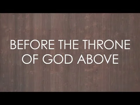 Before the Throne of God Above by Sovereign Grace Music video thumbnail