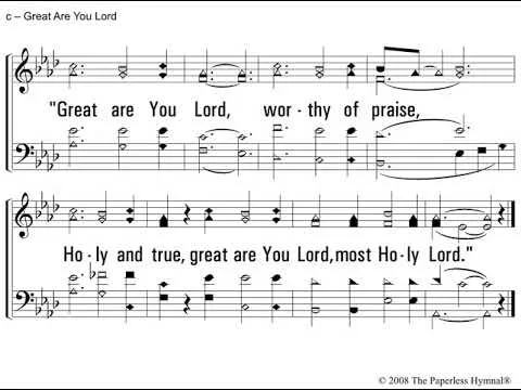 Great Are You Lord by The Acappella Company video thumbnail