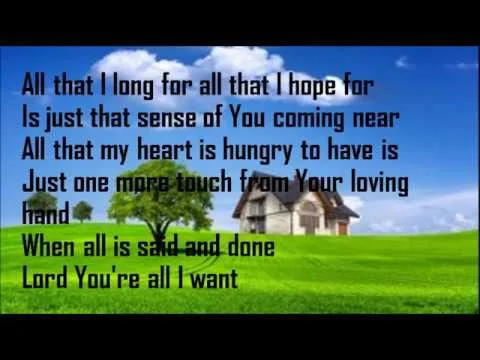 When All Is Said And Done by Tommy Walker video thumbnail