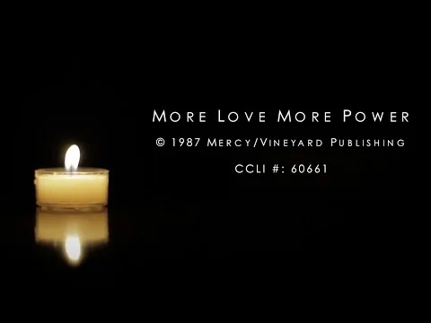 More Love More Power by Vineyard Worship video thumbnail