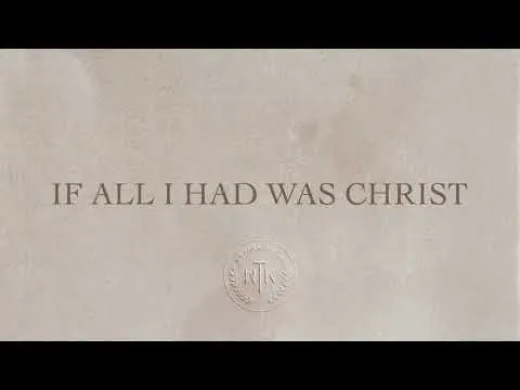 If All I Had Was Christ official video thumbnail